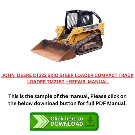 john deere ct322 skid steer toy|john deere ct322 manual.